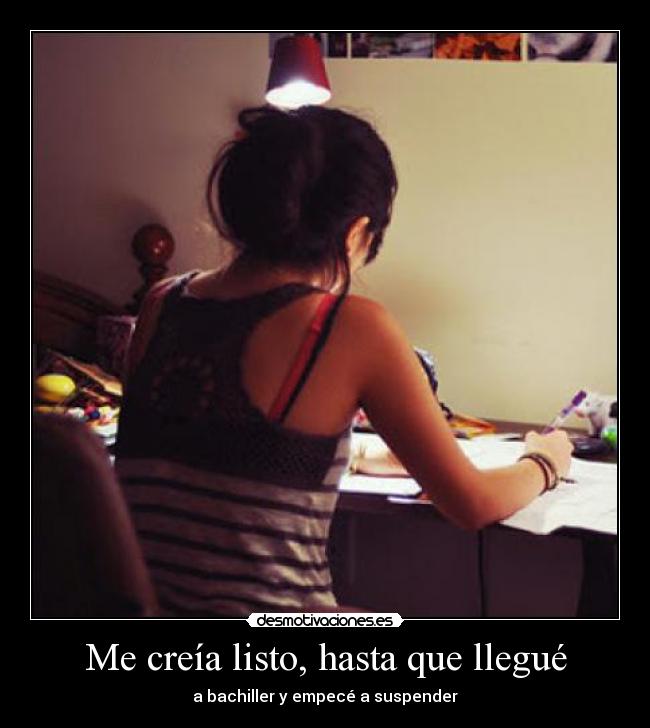 Me creía listo, hasta que llegué - 