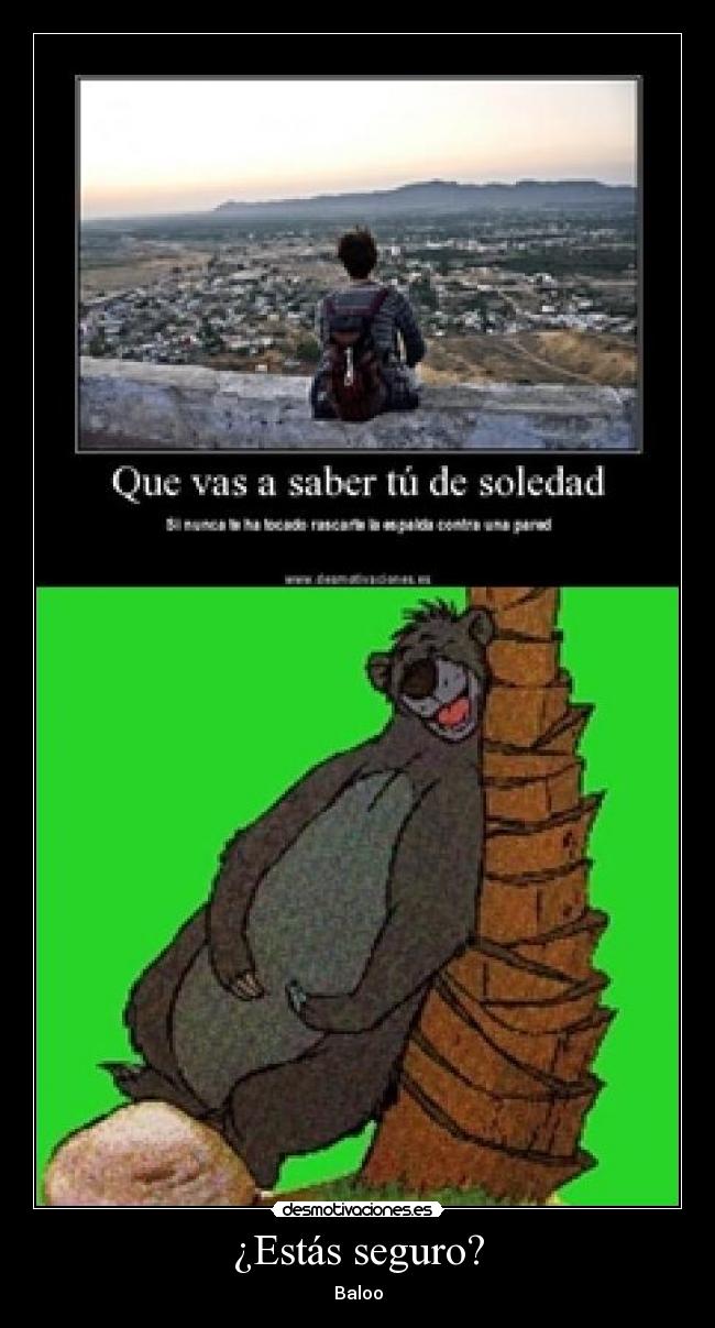 ¿Estás seguro? - Baloo