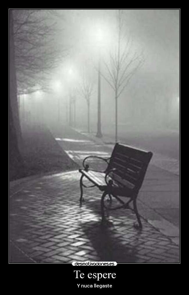 Te espere - Y nuca llegaste