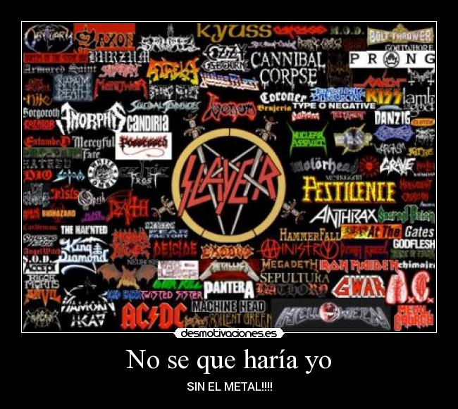 No se que haría yo - SIN EL METAL!!!!