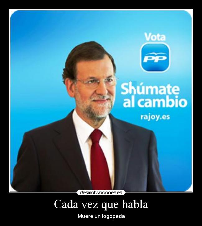 Cada vez que habla - Muere un logopeda