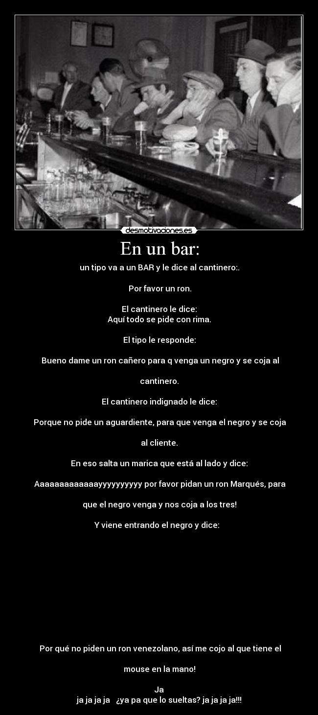 carteles bar desmotivaciones