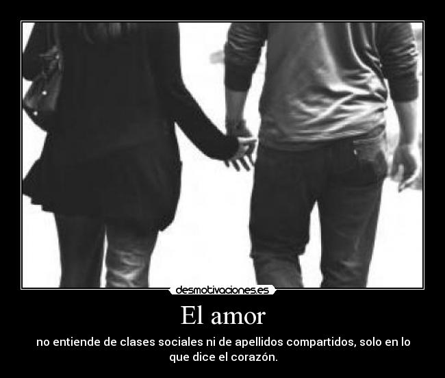 El amor -