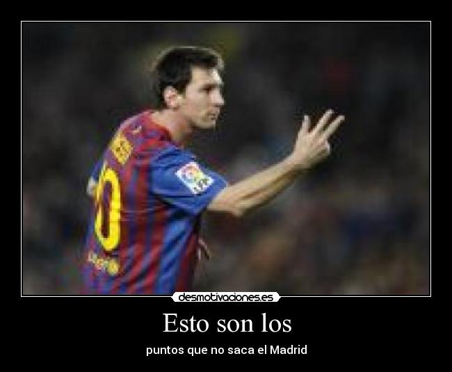 Esto son los - puntos que no saca el Madrid