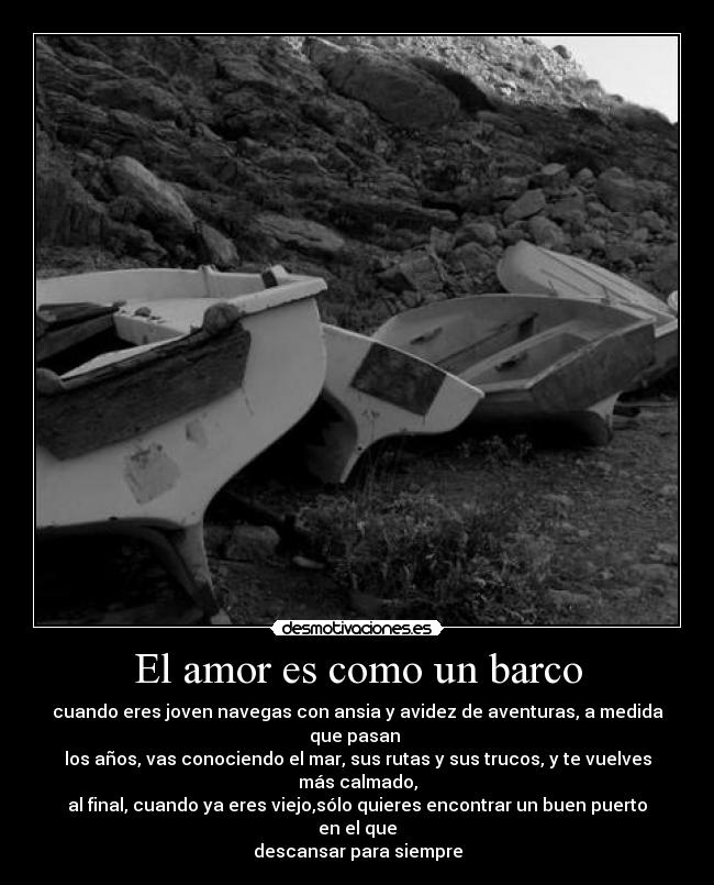 El amor es como un barco - 