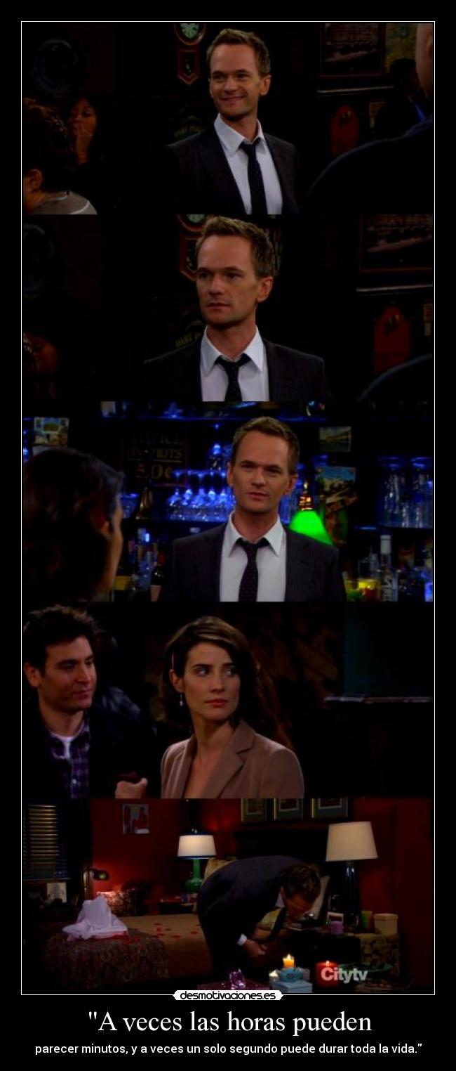 A veces las horas pueden - 