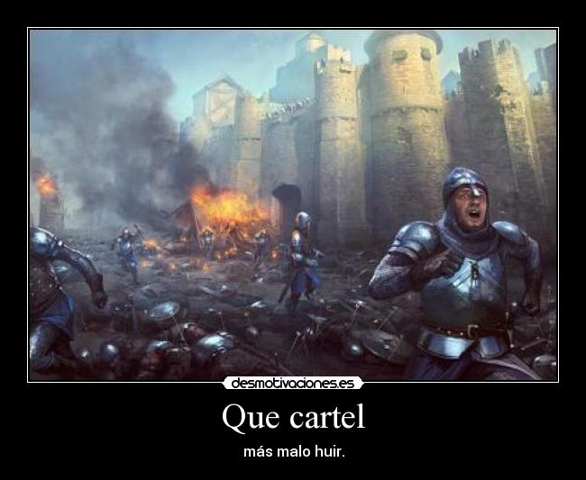 Que cartel -