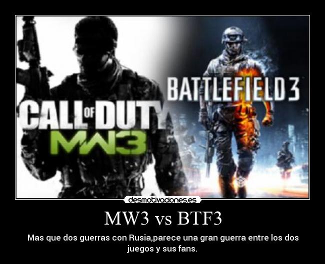 MW3 vs BTF3 - 