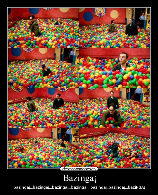carteles bing bang sheldon leonard bazinga desmotivaciones