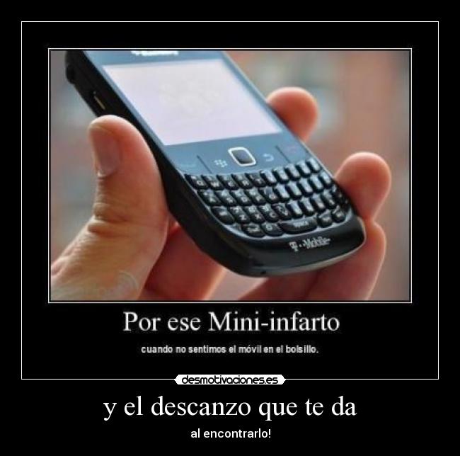 y el descanzo que te da -