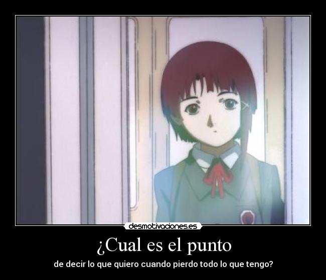 carteles lain cual punto preguntas desmotivaciones