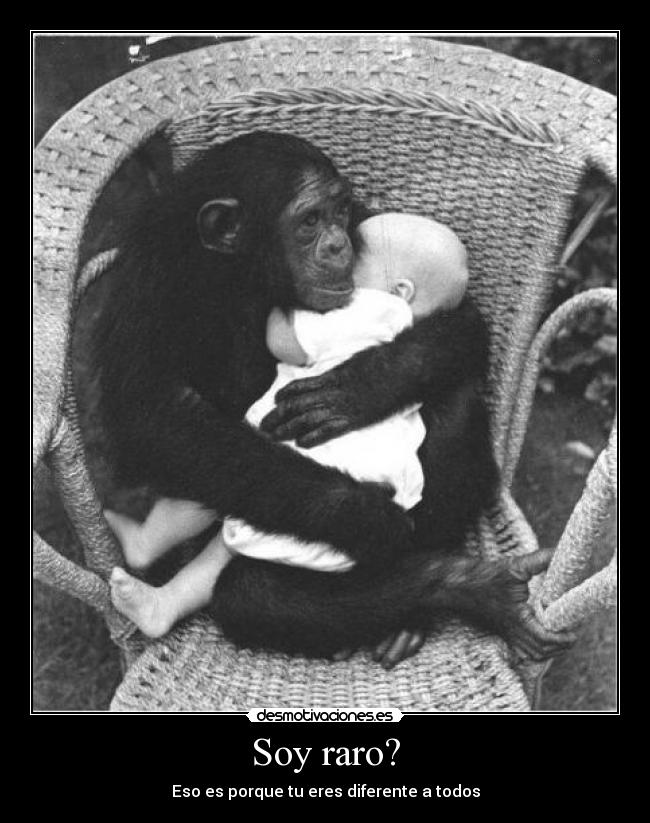 Soy raro? - Eso es porque tu eres diferente a todos