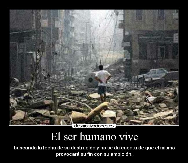 El ser humano vive -
