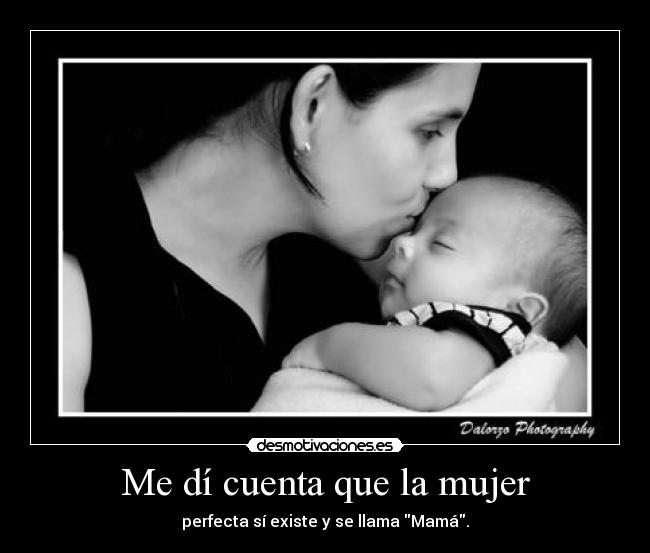 Me dí cuenta que la mujer -