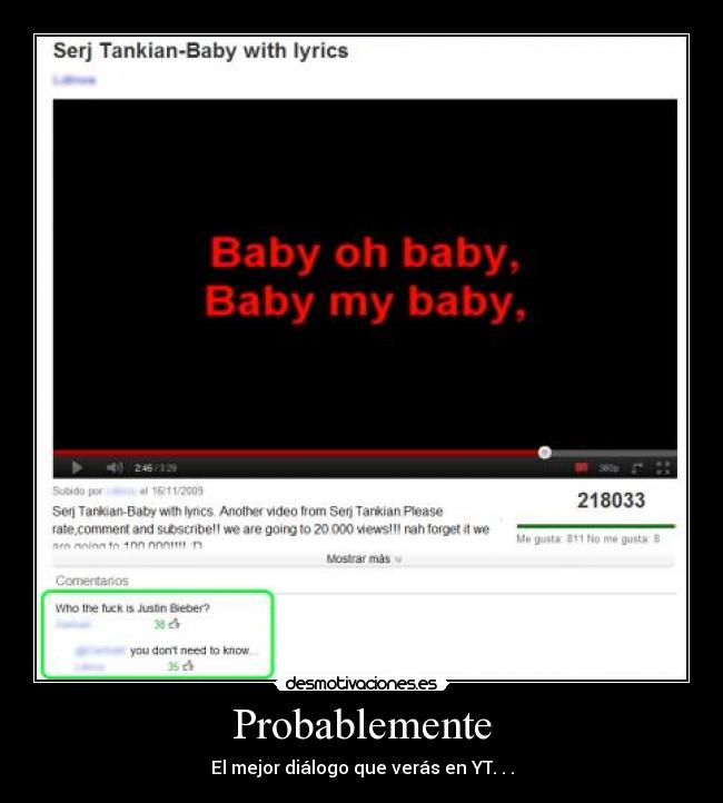 Probablemente - El mejor diálogo que verás en YT. . .