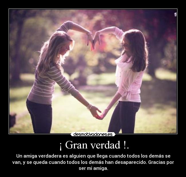 ¡ Gran verdad !. -
