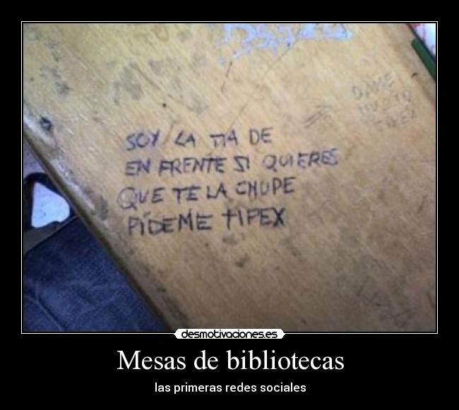 Mesas de bibliotecas -