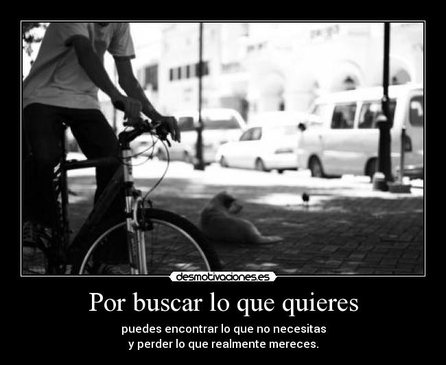 Por buscar lo que quieres - 
