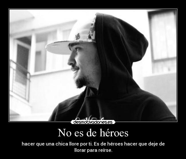 No es de héroes -