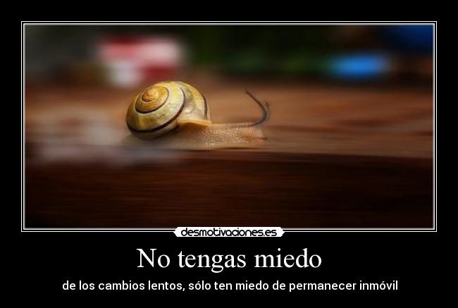 No tengas miedo -