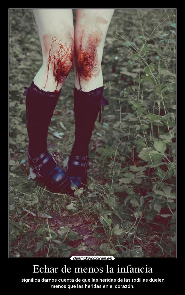 Echar de menos la infancia - 