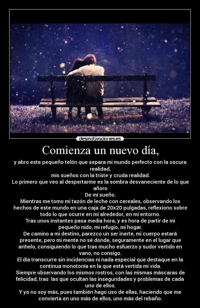Comienza un nuevo día, -