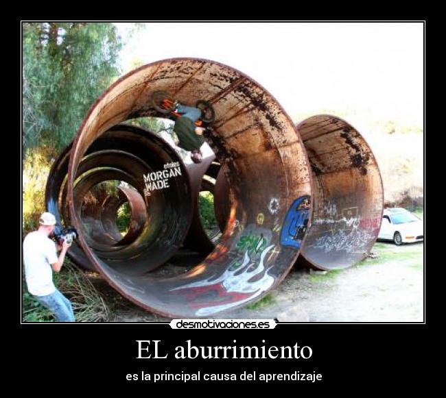 EL aburrimiento - es la principal causa del aprendizaje