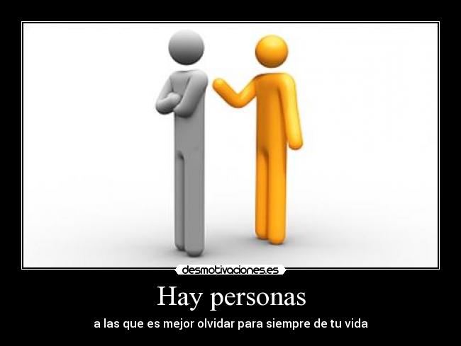 Hay personas -