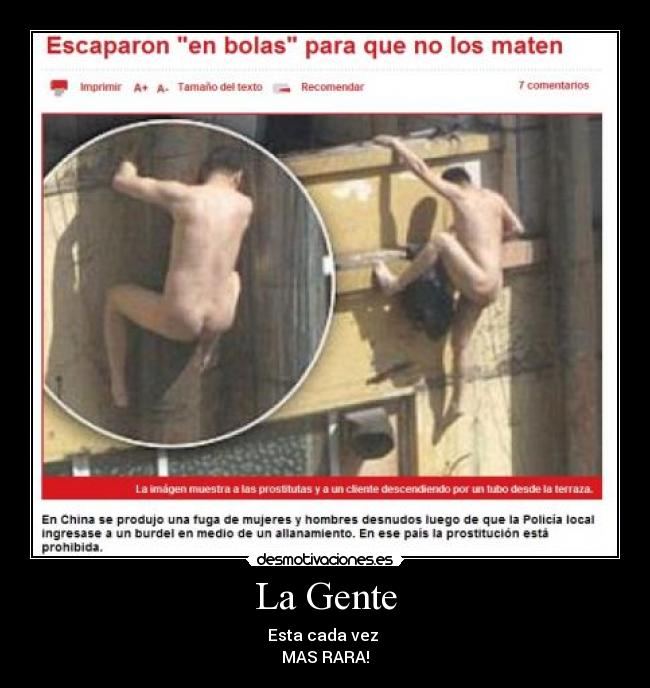 La Gente - Esta cada vez
MAS RARA!