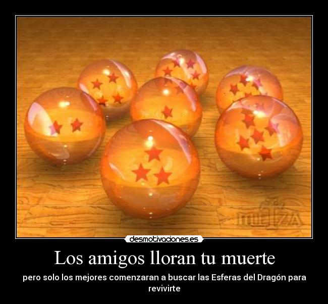 Los amigos lloran tu muerte -