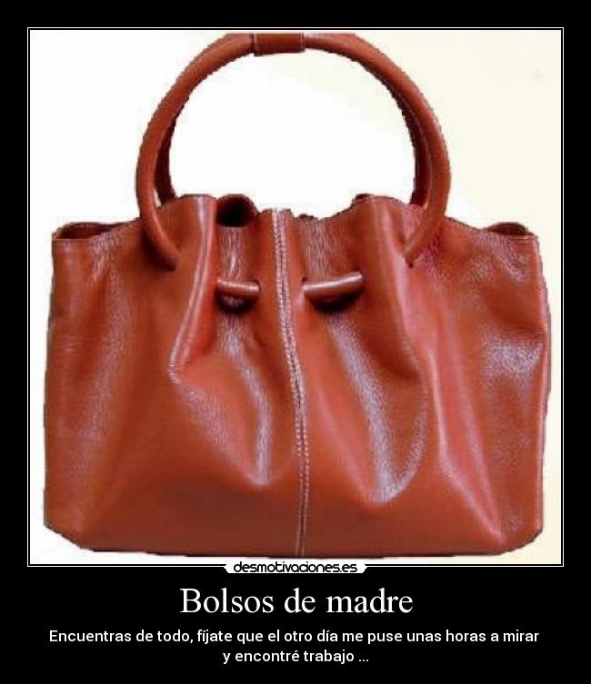 Bolsos de madre - 