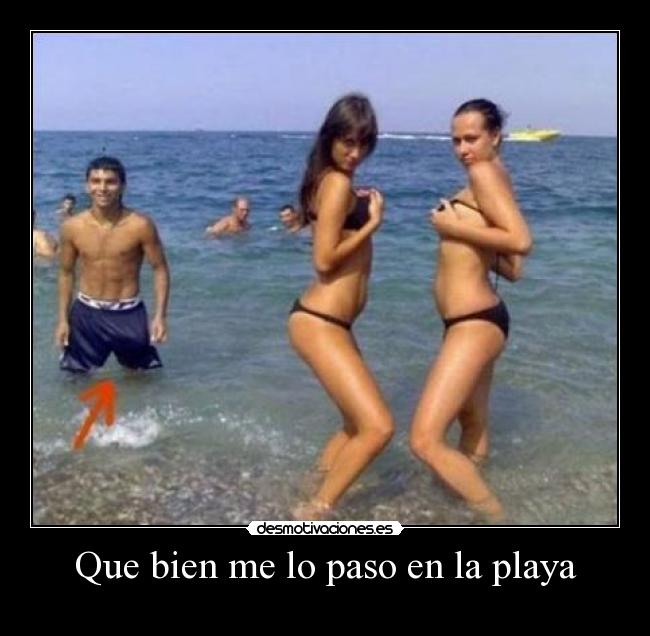 Que bien me lo paso en la playa -