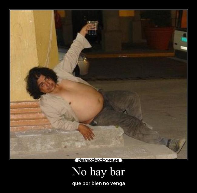 No hay bar -