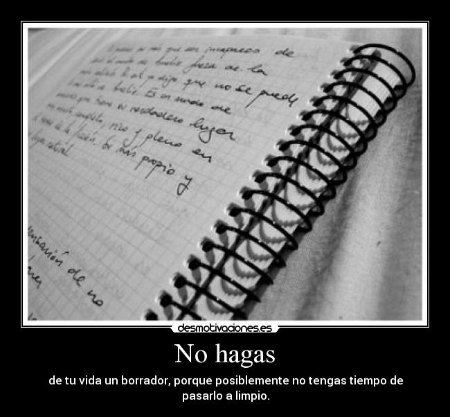 No hagas - 