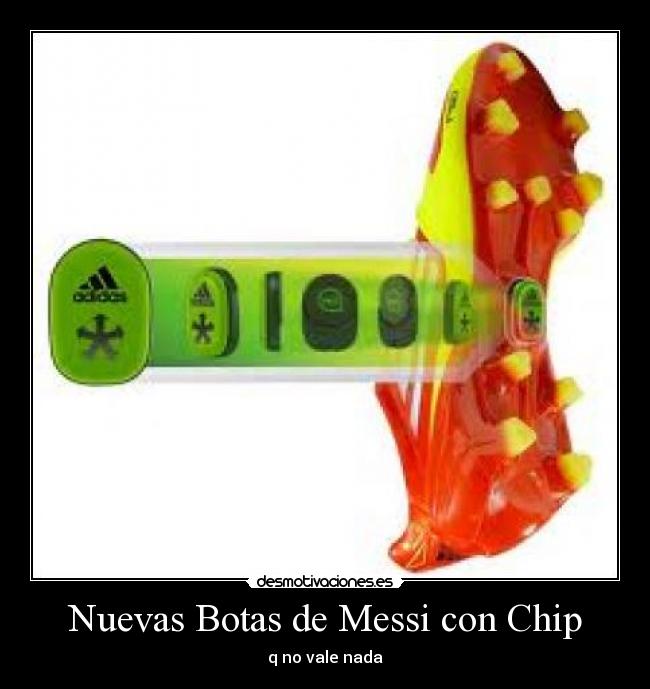 Nuevas Botas de Messi con Chip - 