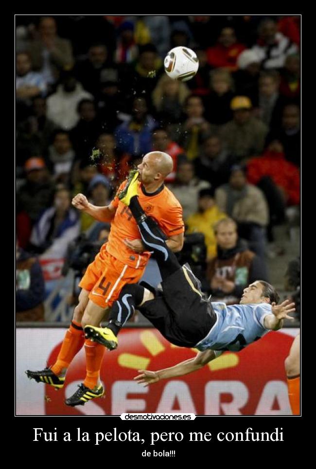 Fui a la pelota, pero me confundi - de bola!!!