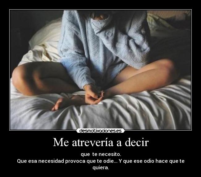 Me atrevería a decir - 