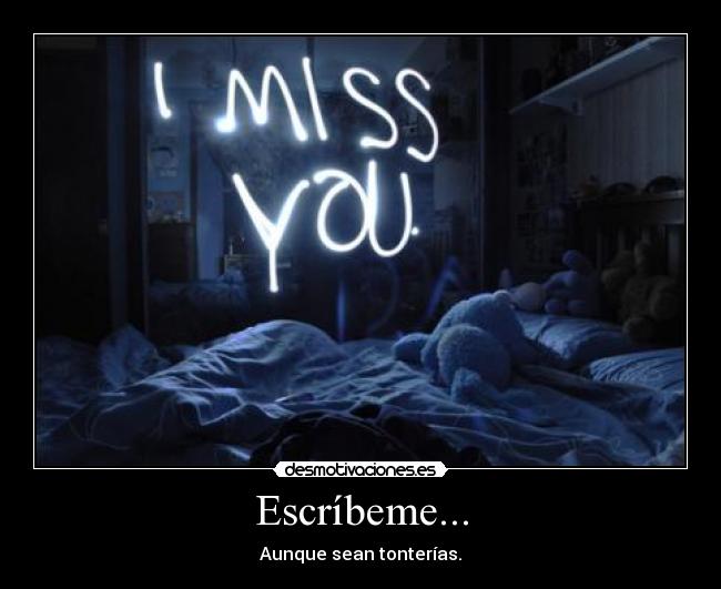 Escríbeme... - 