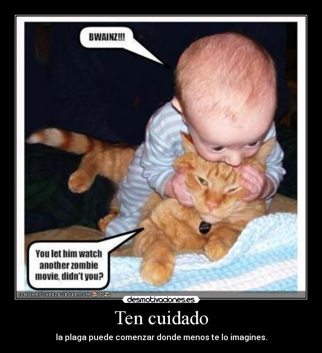 Ten cuidado - la plaga puede comenzar donde menos te lo imagines.