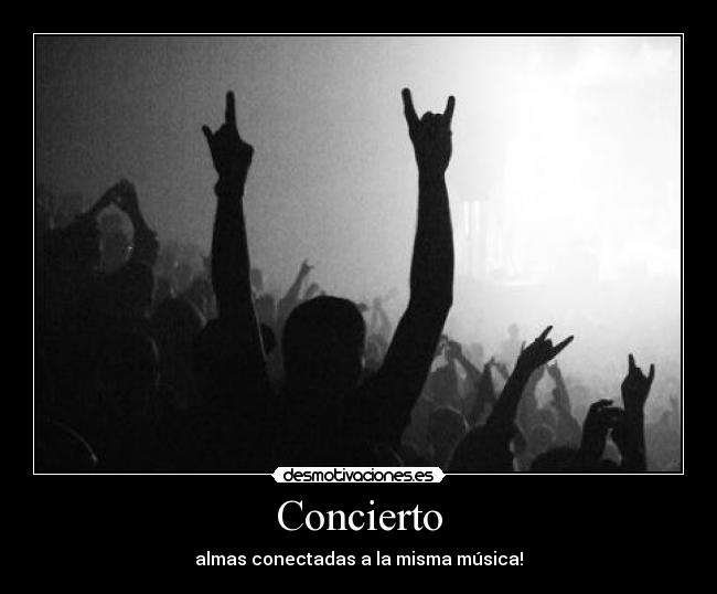 Concierto - almas conectadas a la misma música!