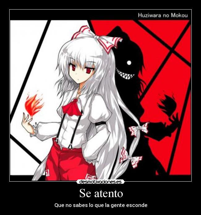 carteles mokou chan golpea todo que quieras xdddd lol desmotivaciones