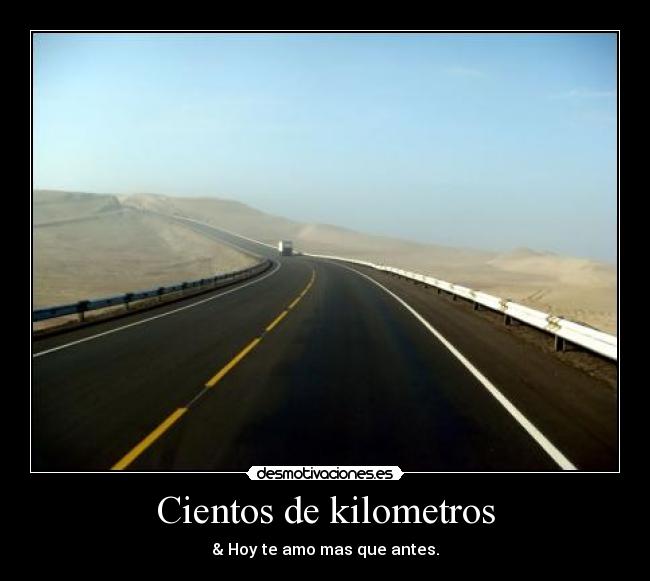 Cientos de kilometros -