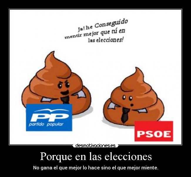 Porque en las elecciones -