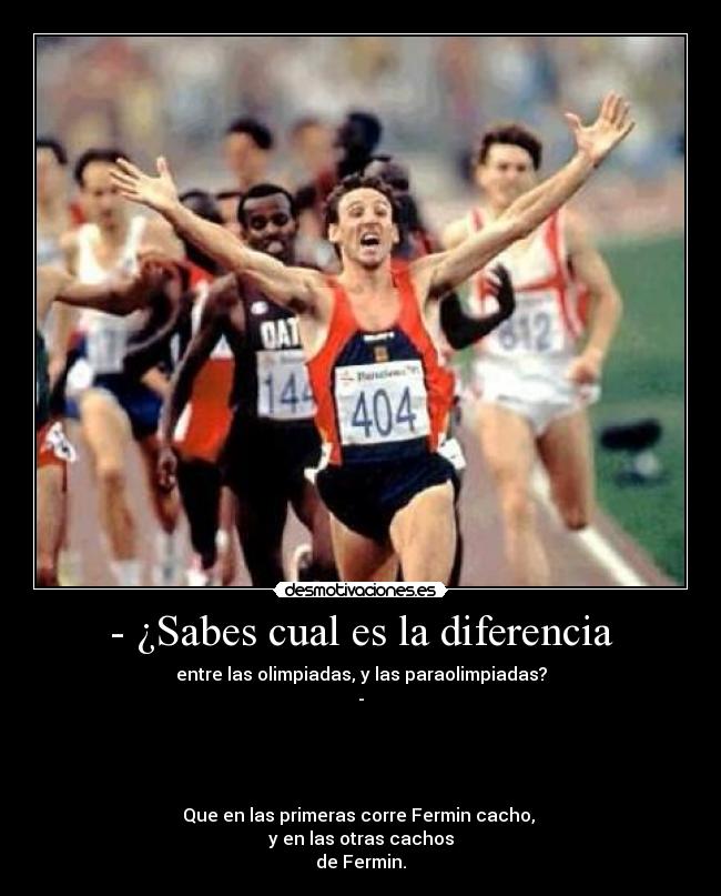 - ¿Sabes cual es la diferencia -