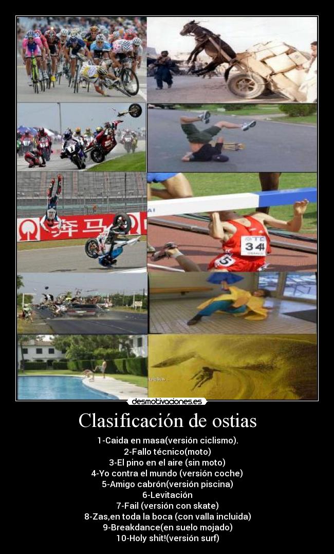 Clasificación de ostias - 