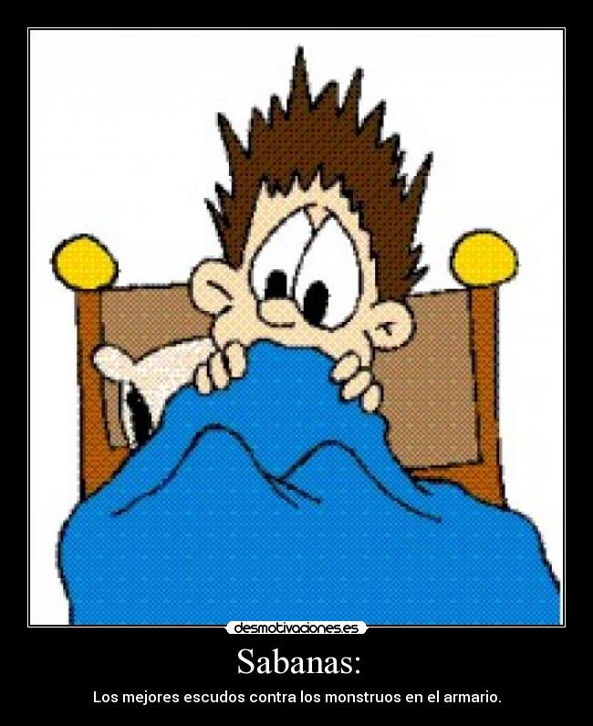 Sabanas: - Los mejores escudos contra los monstruos en el armario.
