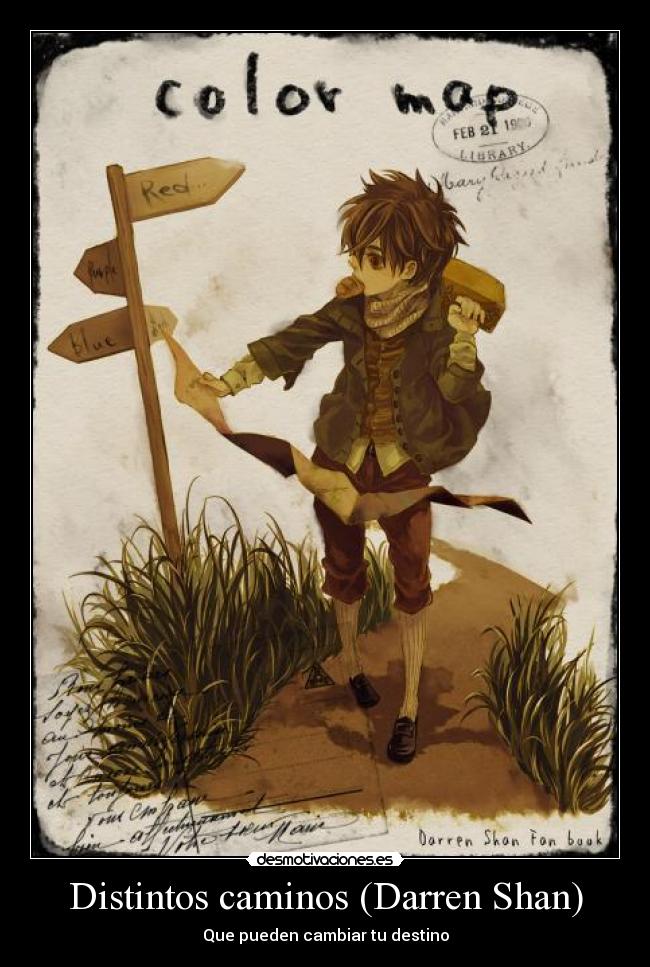 Distintos caminos (Darren Shan) -