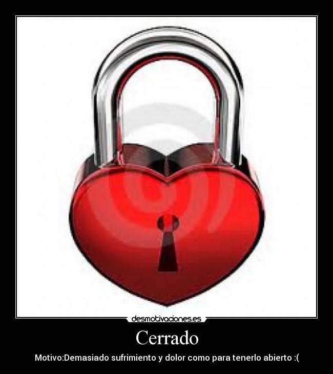 Cerrado - Motivo:Demasiado sufrimiento y dolor como para tenerlo abierto :(