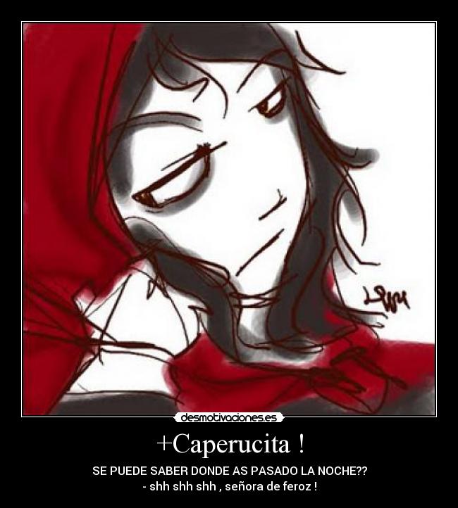 carteles caperu desmotivaciones