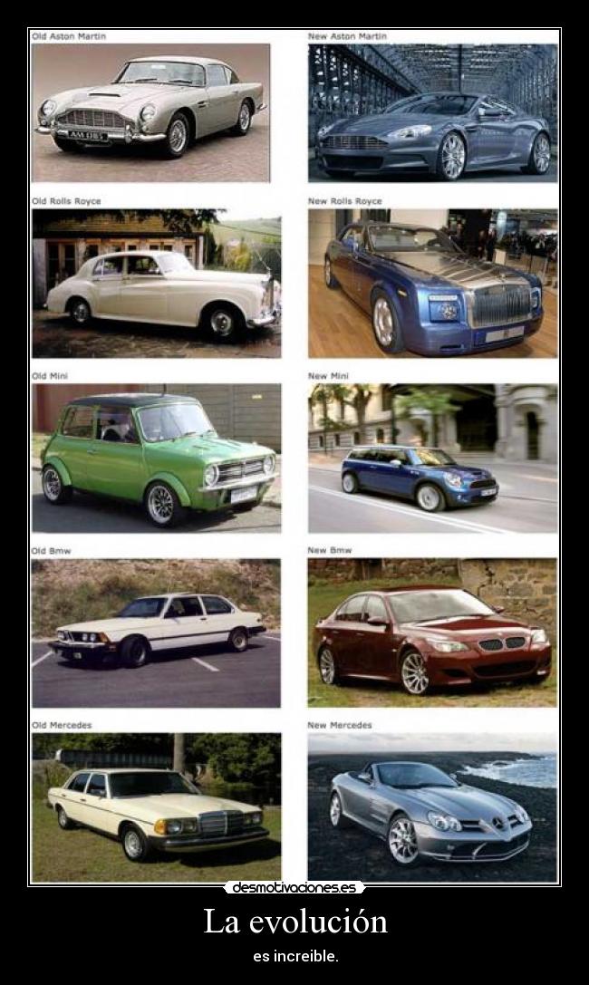 La evolución - es increible.